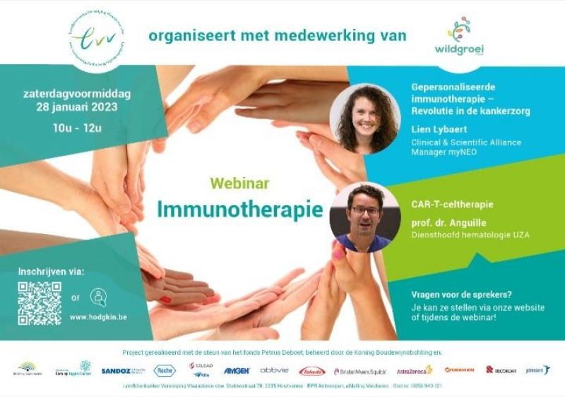 myNEO Therapeutics invited as speaker for a webinar about immunotherapy organized by LVV, a cancer patient organization